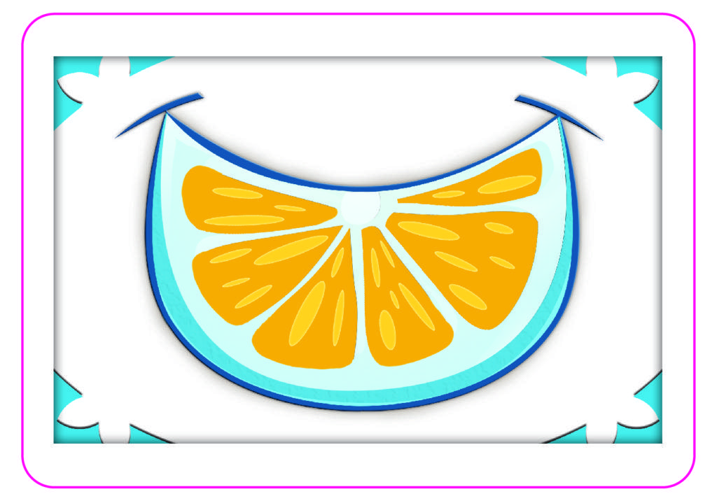 Single Card Game Blue Orange