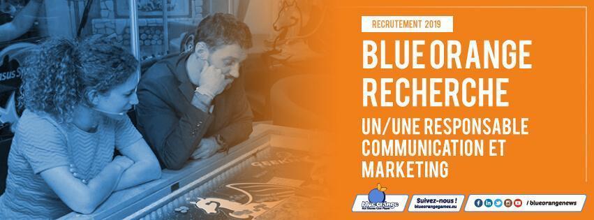 Blue Orange recrute un/une responsable communication