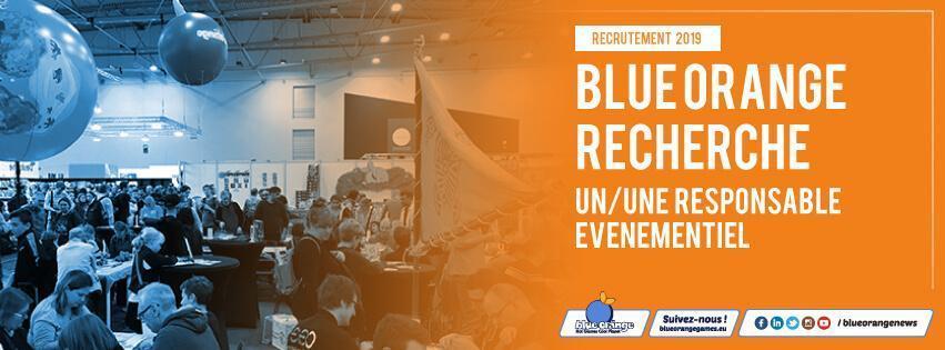 Blue Orange recrute un/une responsable événementiel